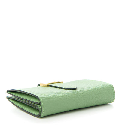 Hermes Chevre Mysore Mini Bearn Wallet Vert Criquet 4 of 11