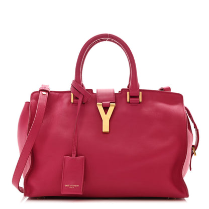 Saint Laurent Calfskin Small Classic Y Cabas Fuchsia 1 of 10
