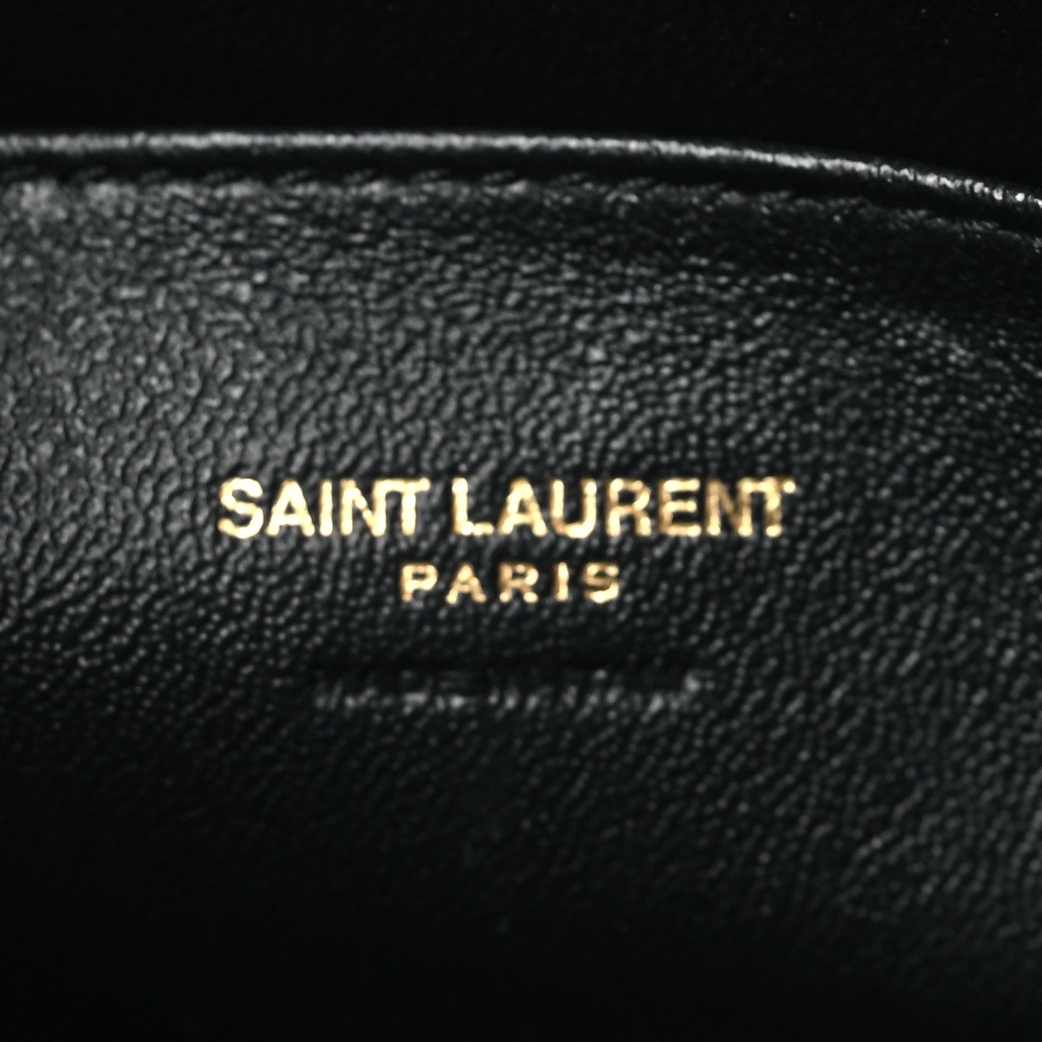 Saint Laurent Calfskin Monogram Baby Cabas Black 6 of 8