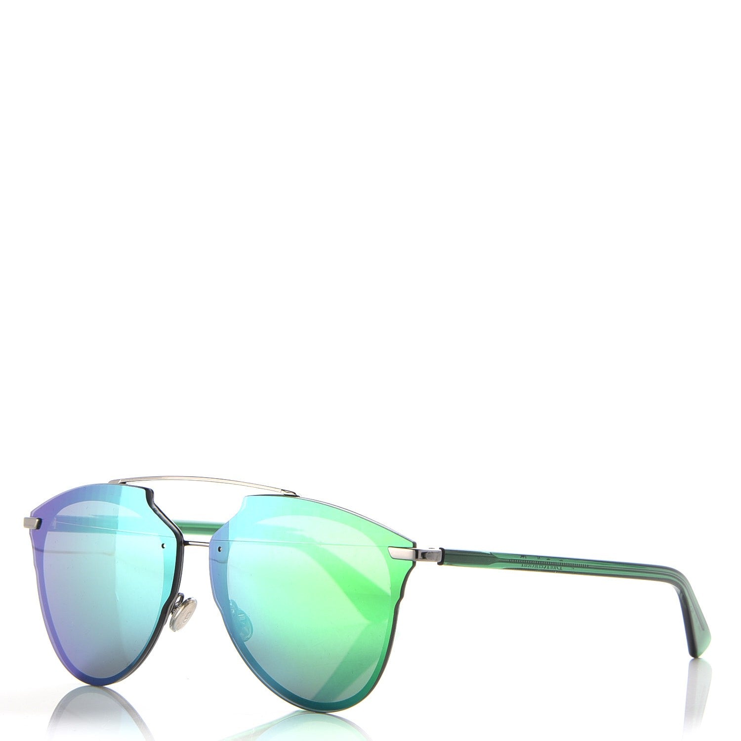 Christian Dior Reflected Prism Sunglasses Dark Ruthenium Green 1 of 7