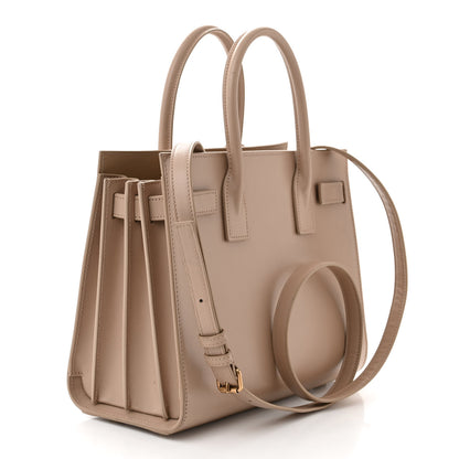 Saint Laurent Calfskin Baby Sac De Jour Dark Beige 3 of 13