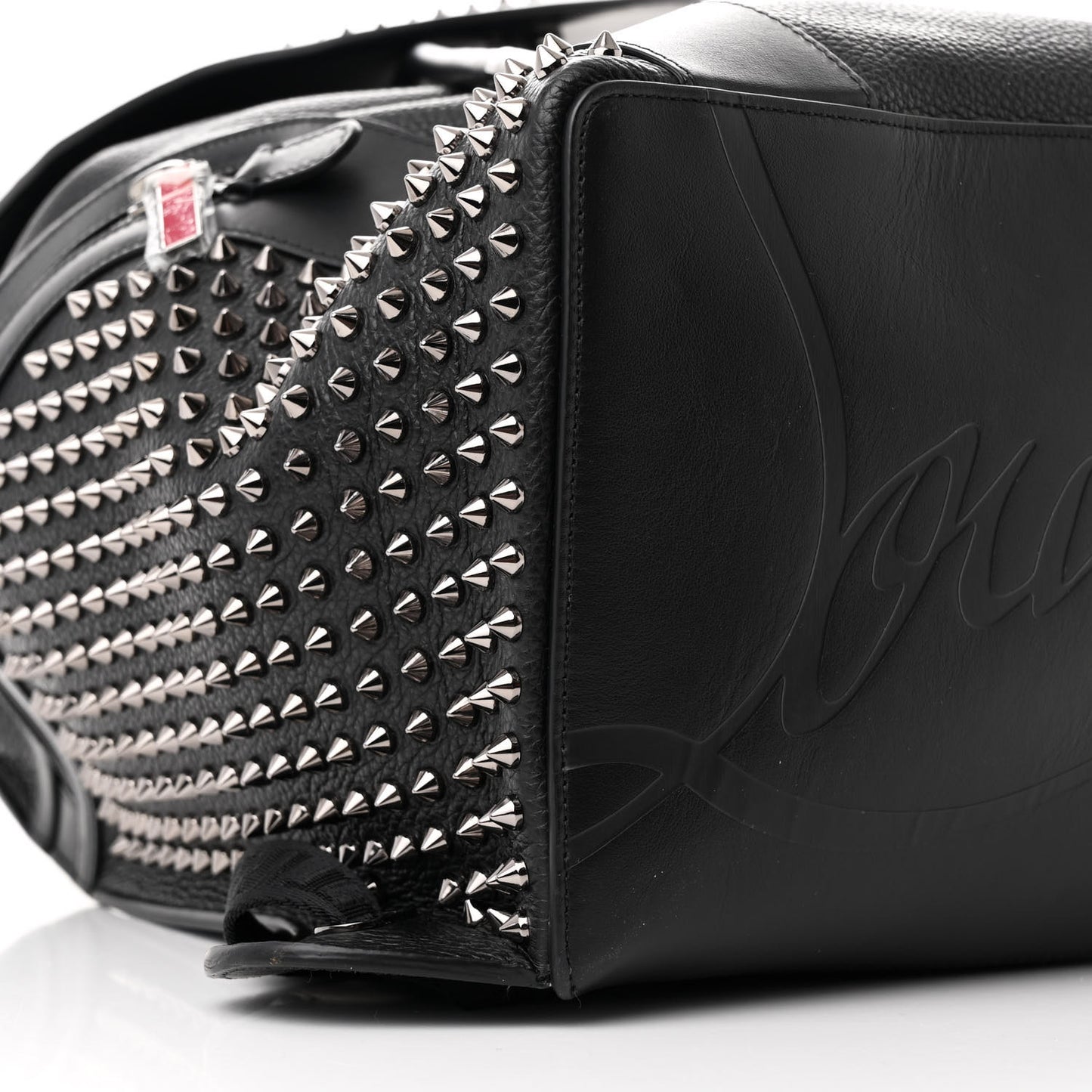 Calfskin Spiked Explorafunk Backpack Black