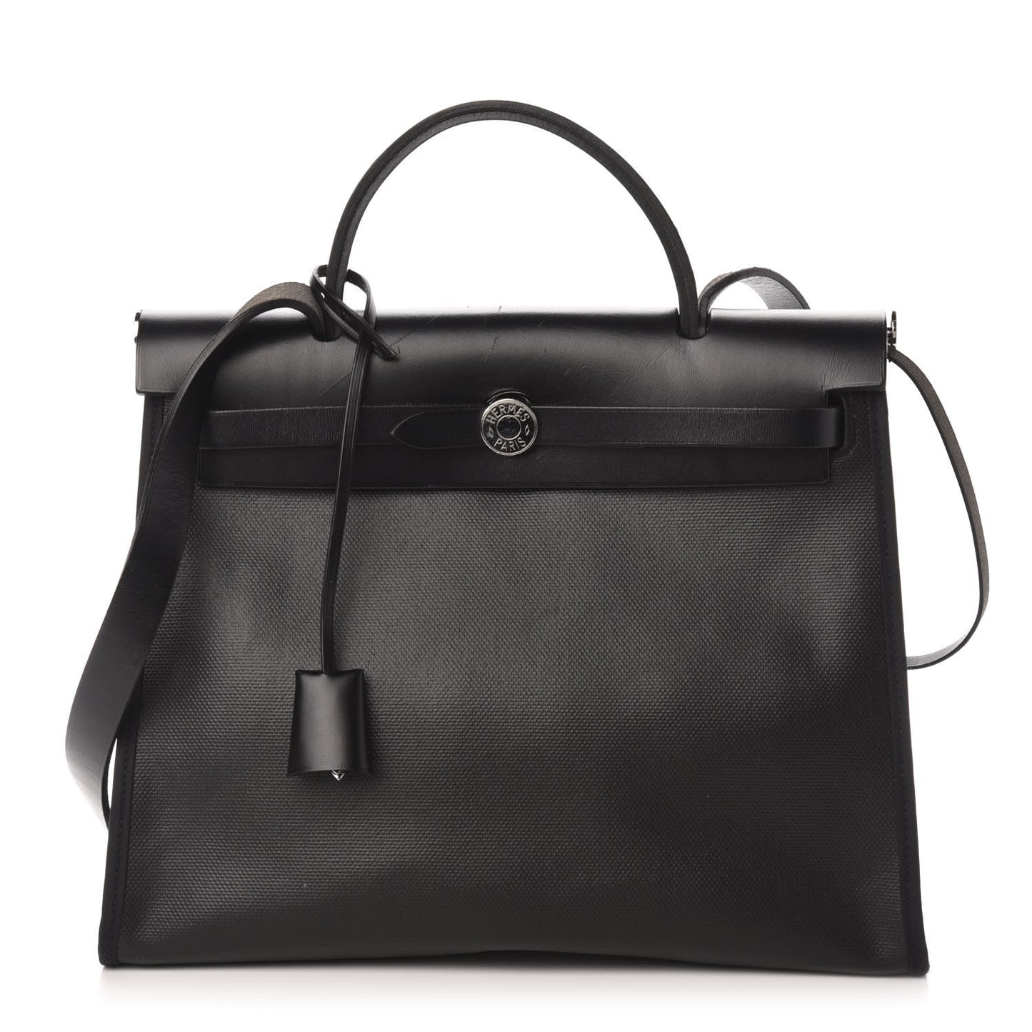 Toile H Berline Vache Hunter Herbag Zip PM 31 Black Ecru