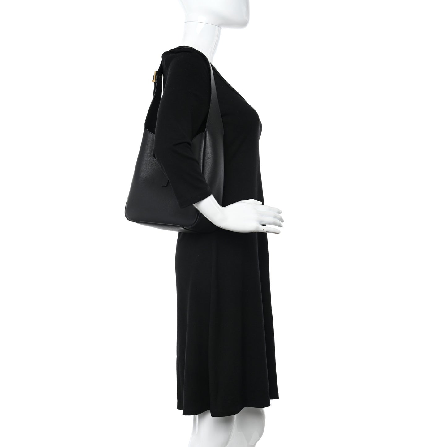 Smooth Calfskin Small Le 5 A 7 Soft Hobo Black