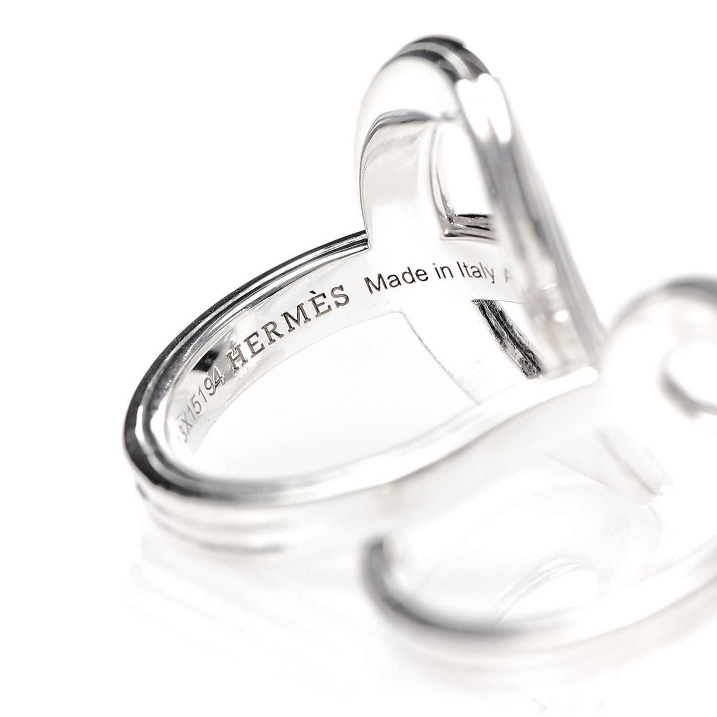 Sterling Silver TGM Chaine d'Ancre 24 Double Ring 50 5.25