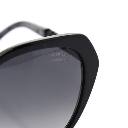 Chanel Acetate Cat Eye 5375 Sunglasses Black 7 of 7