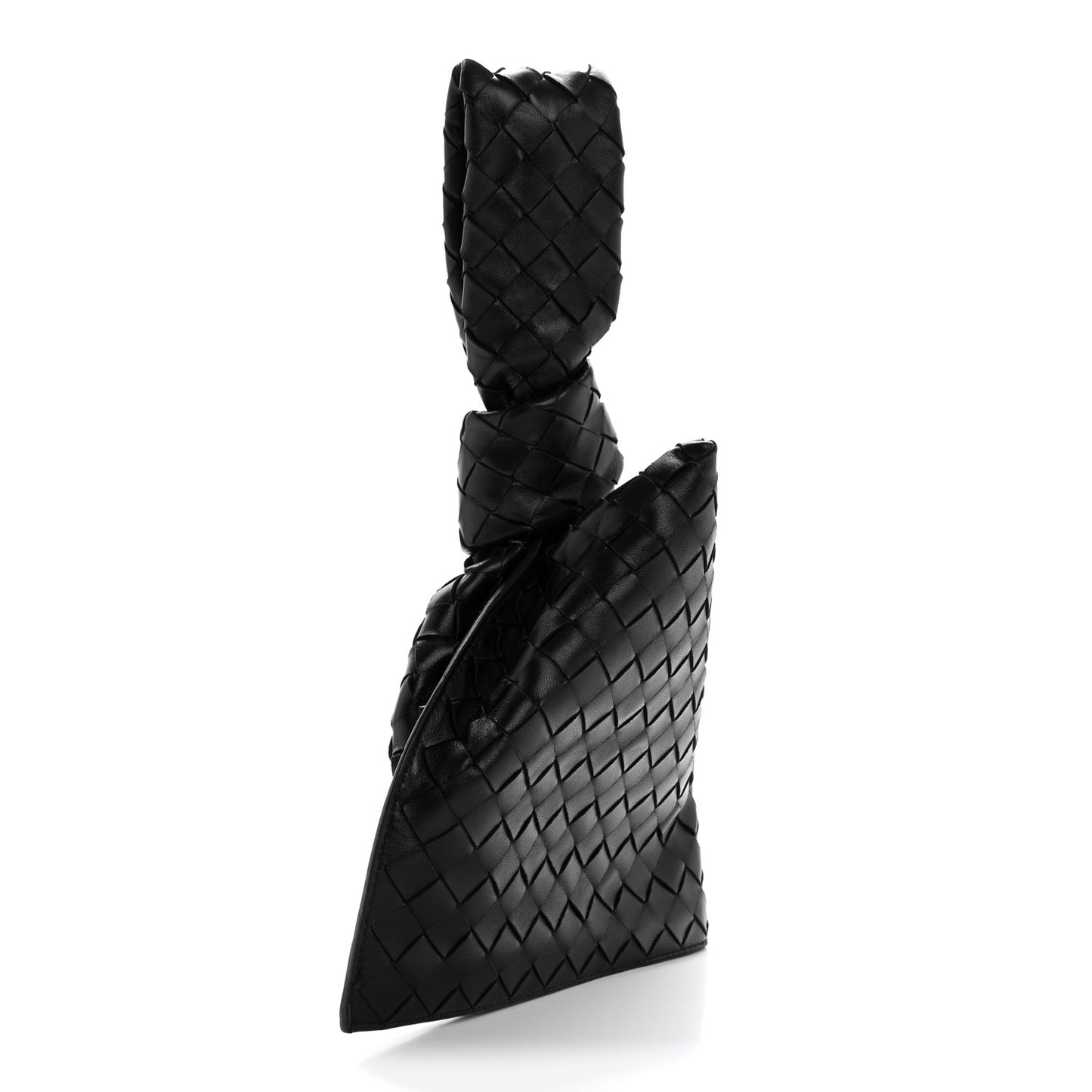 Nappa Intrecciato Mini BV Twist Black
