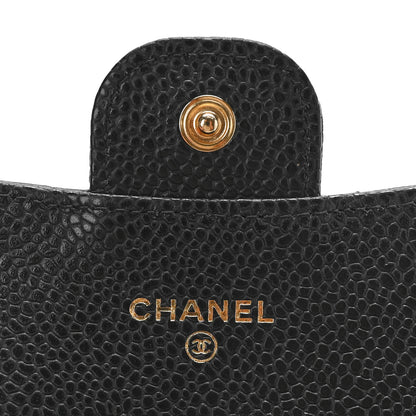 Chanel Caviar Quilted Flap Card Holder Black 7 of 10