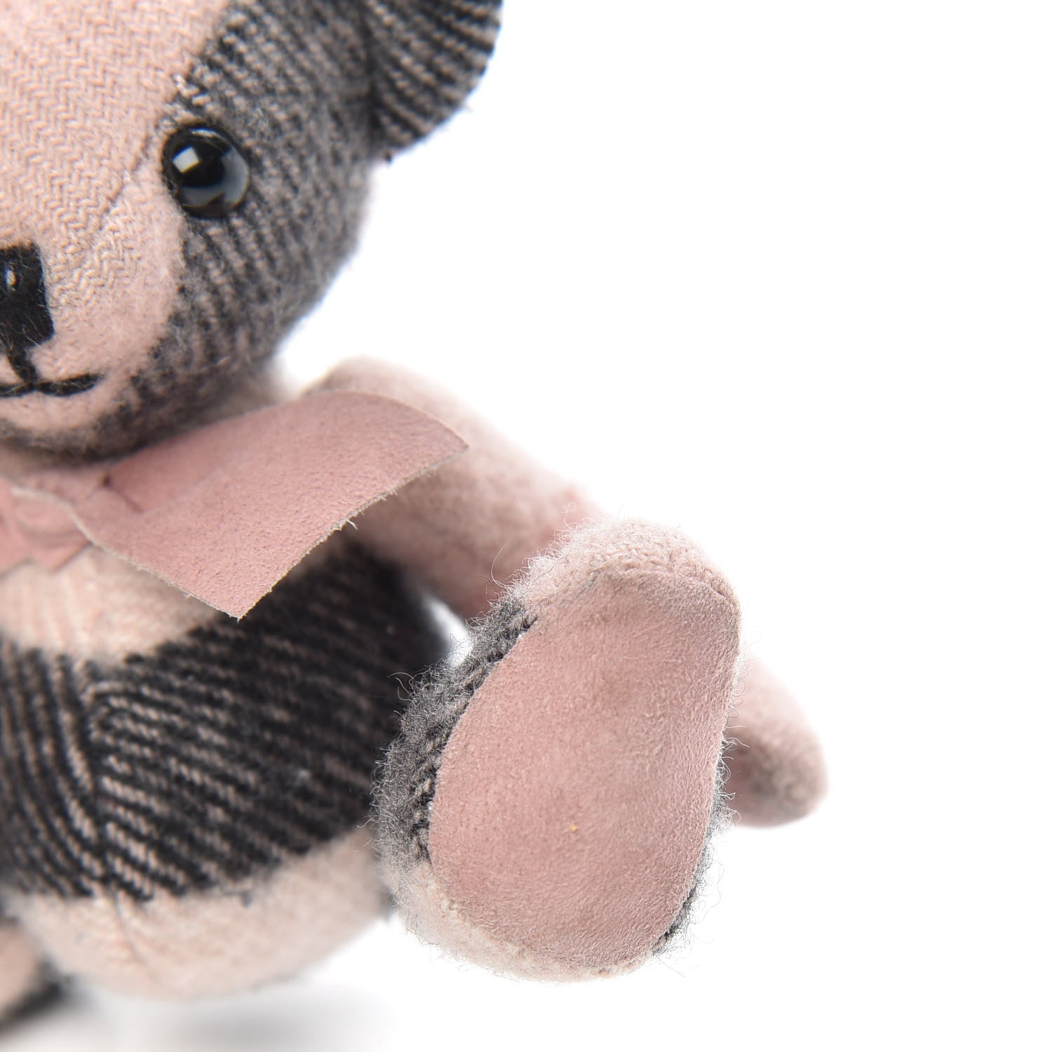 Burberry Cashmere House Check Thomas Bear Bag Charm Ash Rose 5 of 6