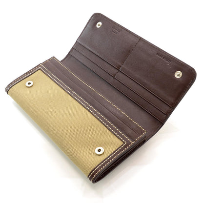 Prada Jacquard Logo Wallet Brown 6 of 9