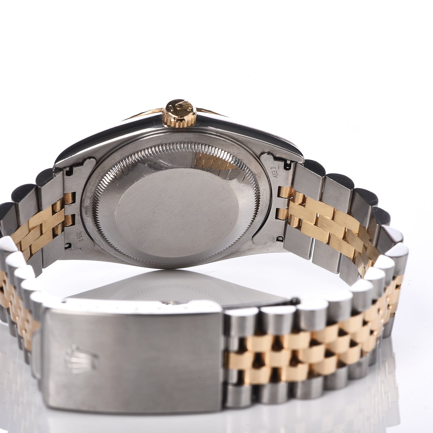 Rolex Stainless Steel 18K Yellow Gold 36mm Oyster Perpetual Datejust Watch Champagne Roman 16233 6 of 10
