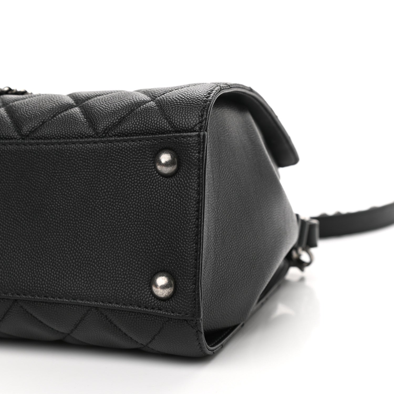 Chanel Caviar Quilted Small CC Bucket Bag Black 9 of 10