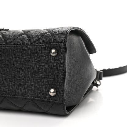 Chanel Caviar Quilted Small CC Bucket Bag Black 9 of 10