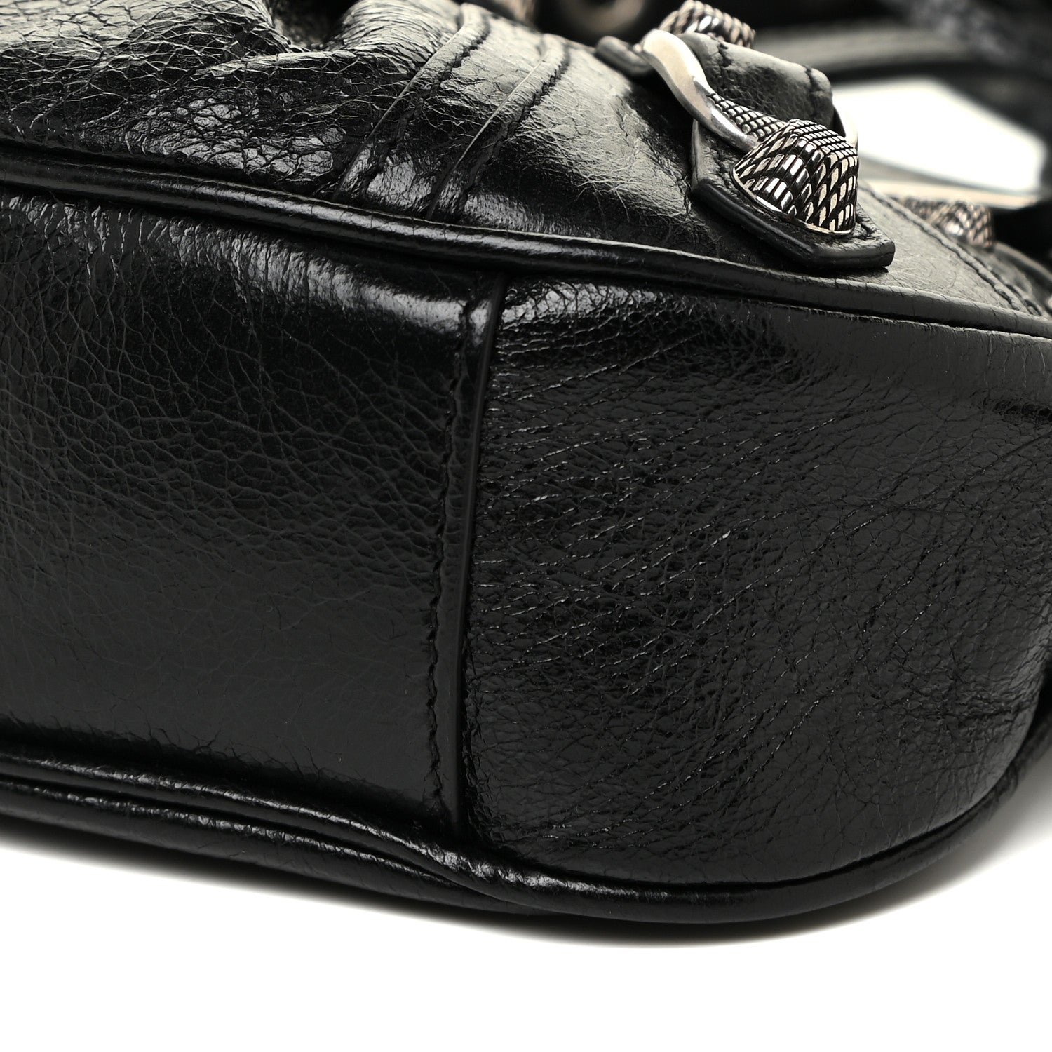 Balenciaga Agneau Arena Le Cagole Shoulder Bag XS Black 10 of 12