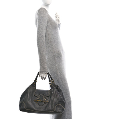 Gucci Calfskin Large New Pelham Shoulder Bag Grey 2 of 10