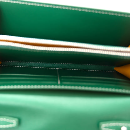 Goyard Goyardine Varenne Continental Wallet Green 5 of 10