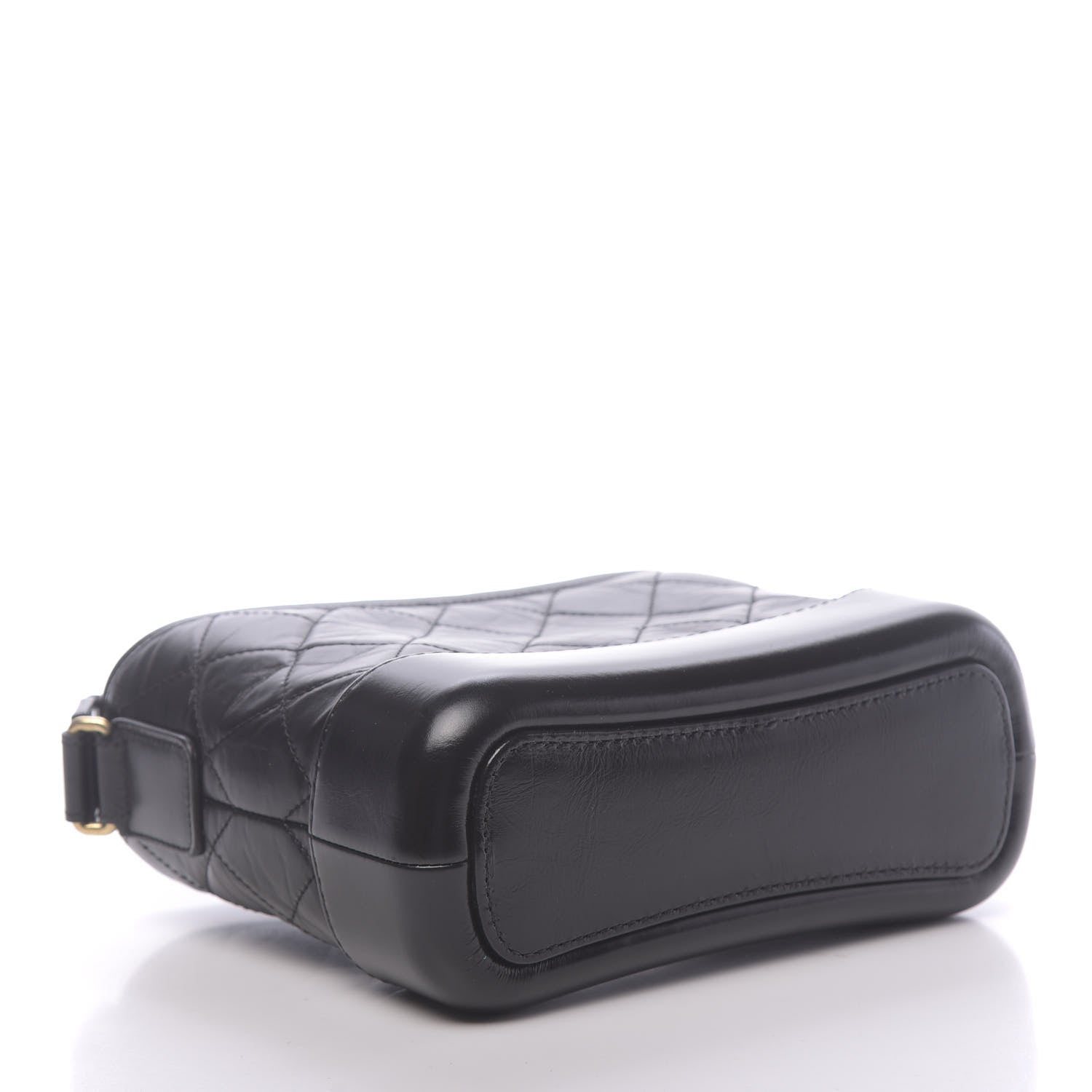 Chanel Aged Calfskin Quilted Small Gabrielle Hobo Black 4 of 11