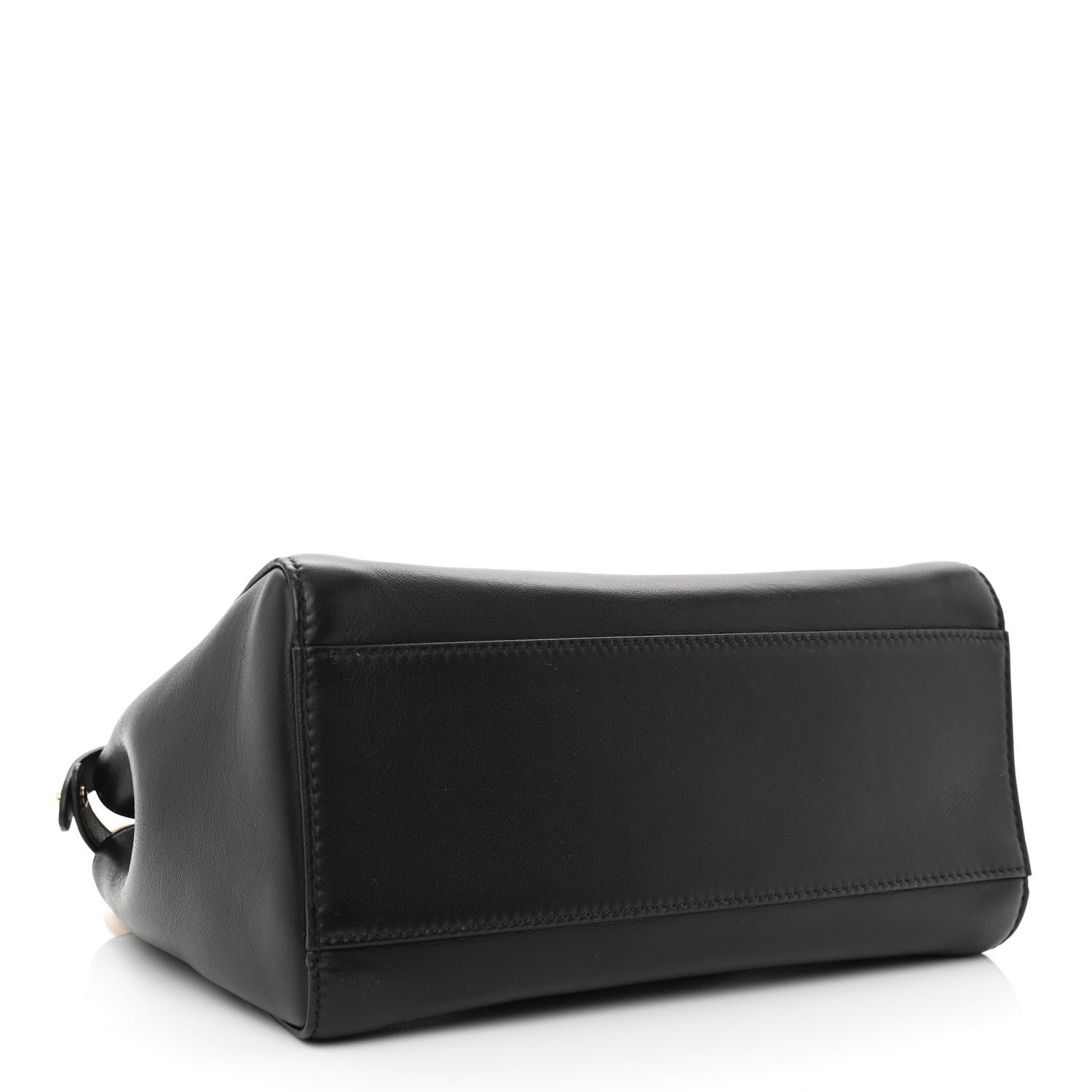 Fendi Nappa Mini Peekaboo Iconic Satchel Black 4 of 10