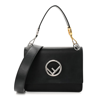 Fendi Vitello Century Opaco F is Fendi Kan I Shoulder Bag Black 1 of 12