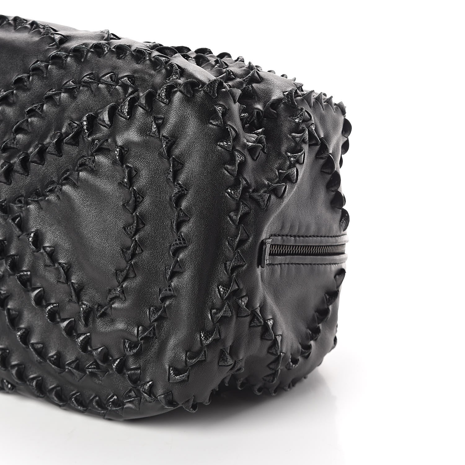 Bottega Veneta Nappa Karung Intrecciato San Marco Tote Black 9 of 9