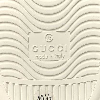 Gucci Calfskin Crocodile Web Womens Ace Sneakers 40.5 White Green 7 of 9