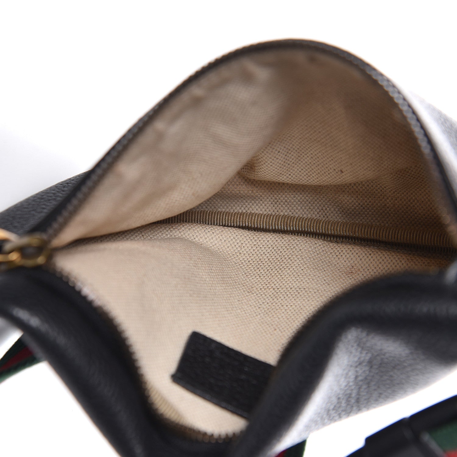 Gucci Grained Calfskin Small Logo Belt Bag Black 5 of 11
