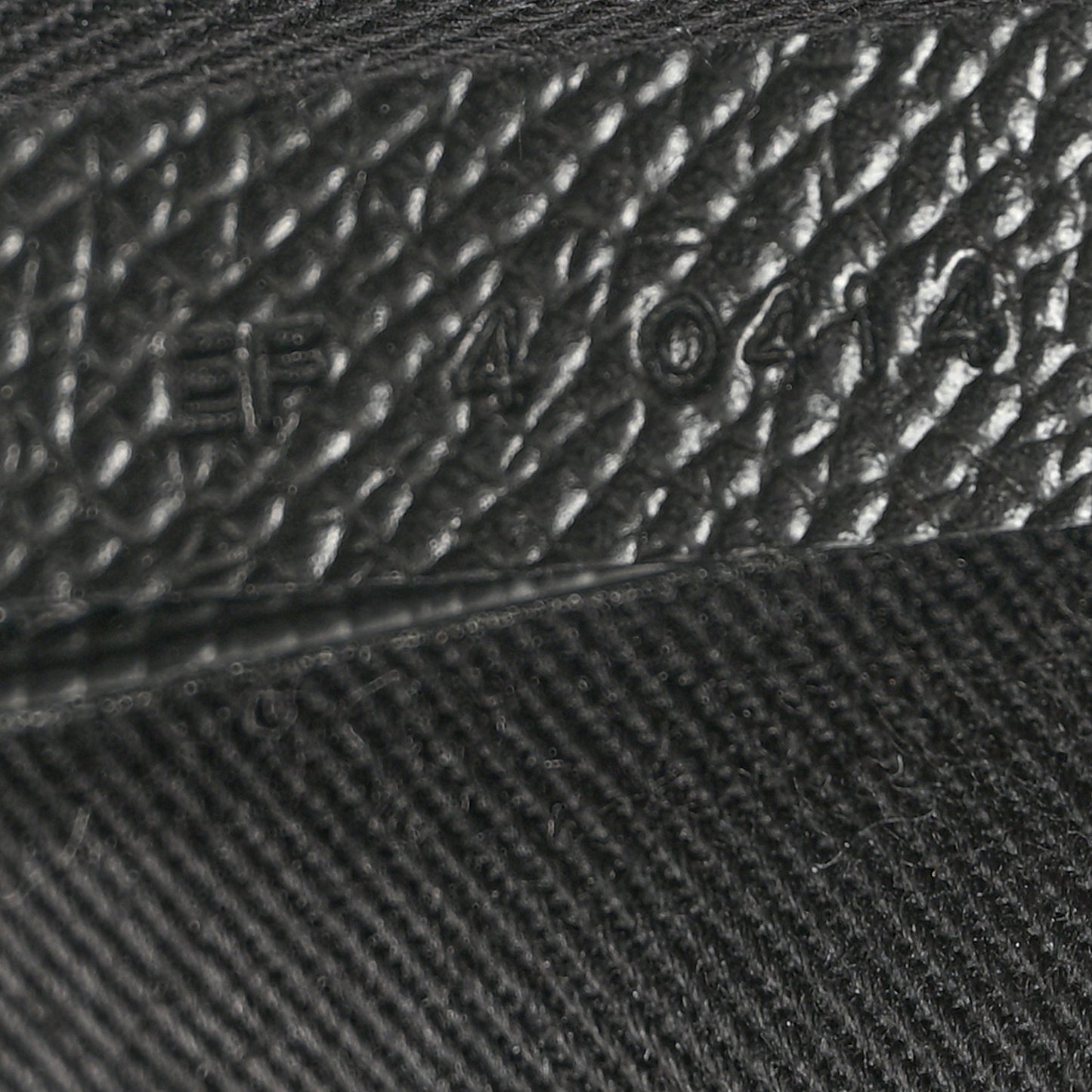 Grained Calfskin Briefcase Black