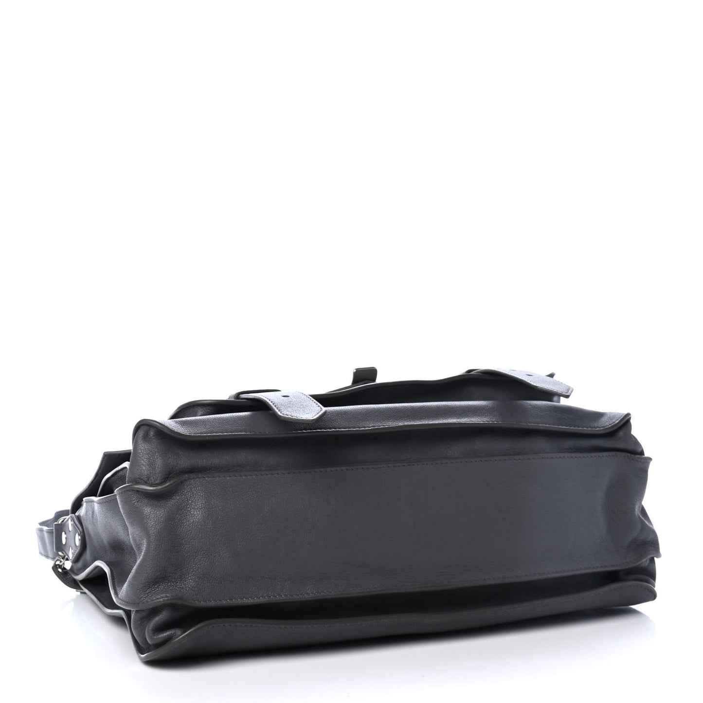 Lambskin Large PS1 Satchel Heather Grey