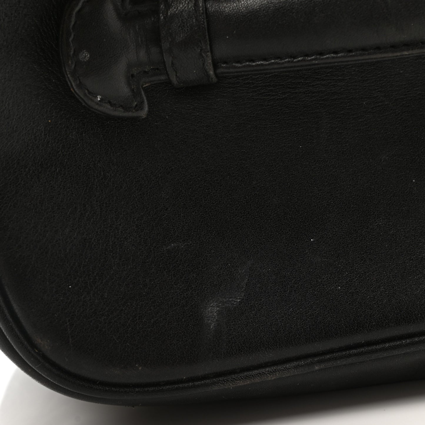 Lambskin Vanity Cosmetic Bag Black