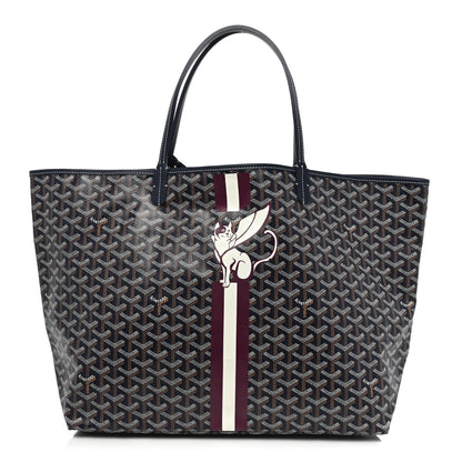 Goyard Goyardine Saint Louis GM Navy 1 of 9