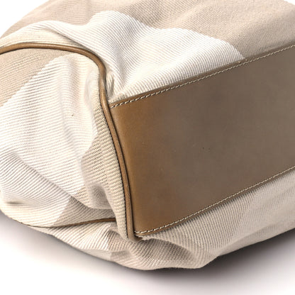 Burberry Canvas Mega Nova Check Large Warrior Tote Beige 11 of 15