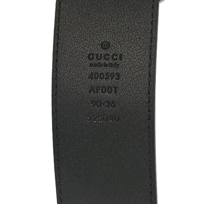Gucci Calfskin Double G 40mm Belt 90 36 Black 3 of 3
