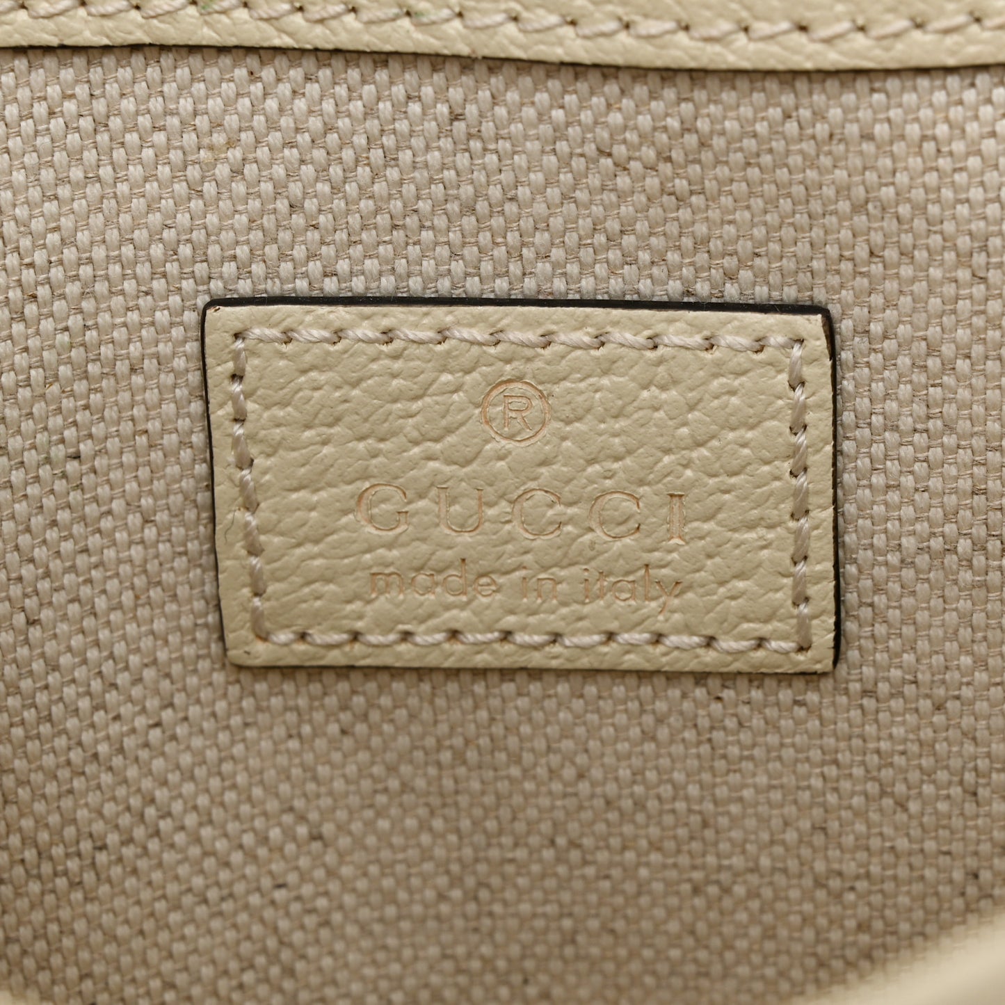 GG Supreme Monogram Web Small Ophidia Belt Bag 90 36 Beige Ebony White