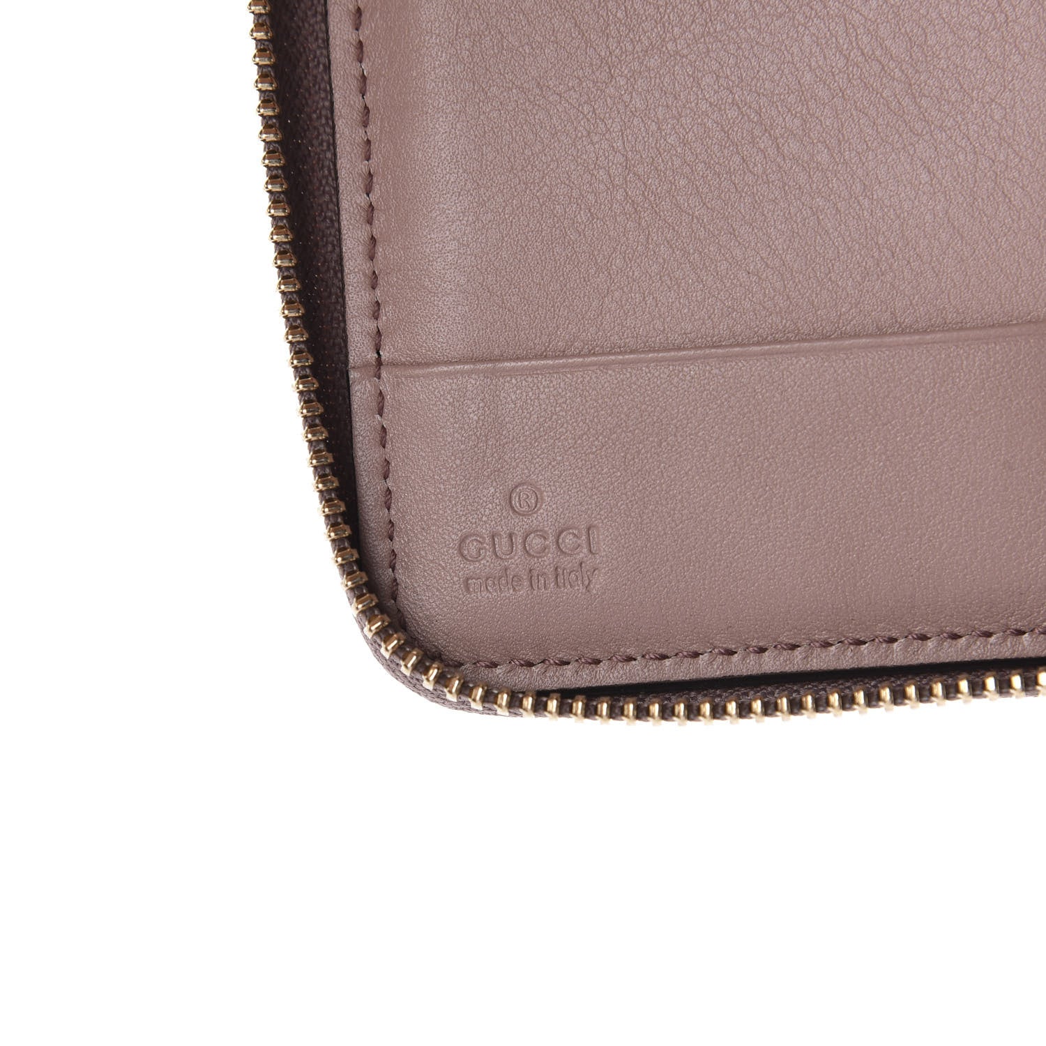 Gucci Patent Medium Soho Zip Around Wallet Dark Cipria 6 of 6