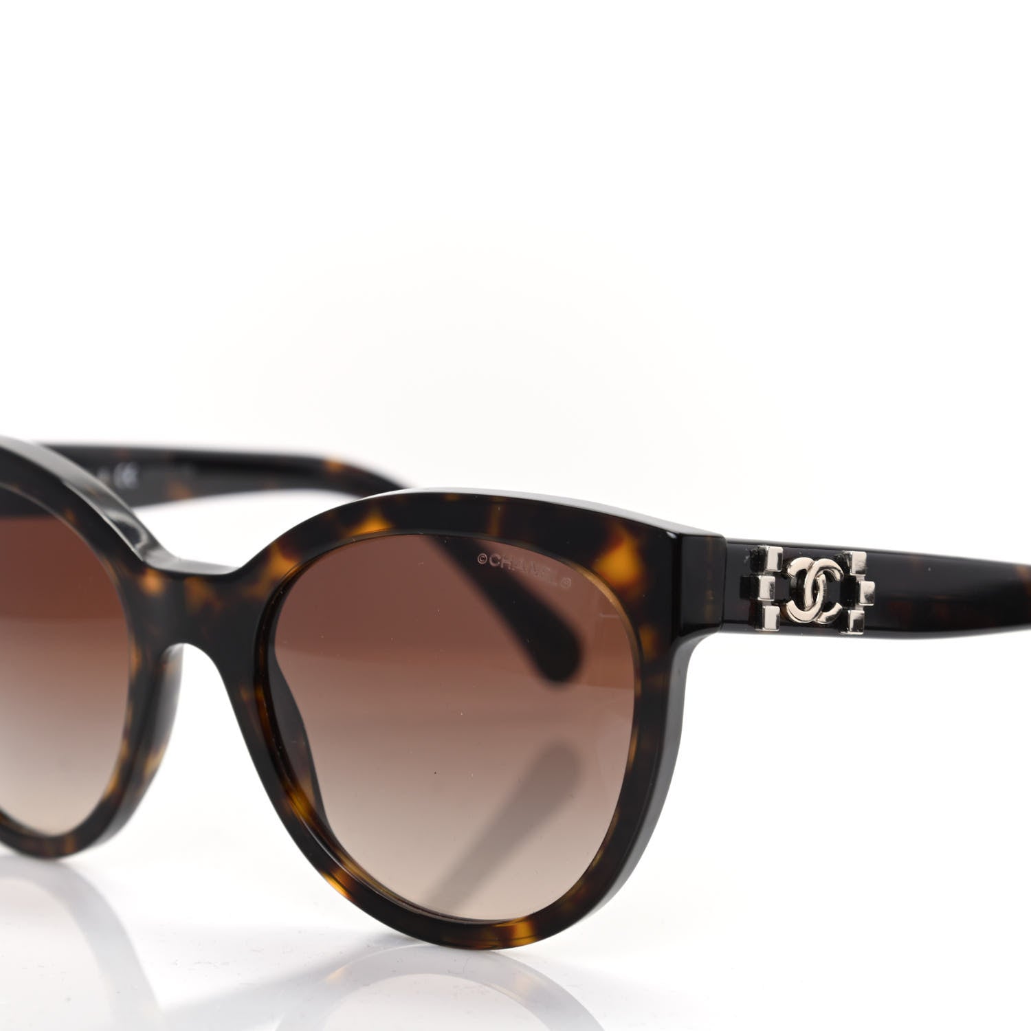 Chanel Pantos Signature CC Sunglasses 5315 Dark Havana 7 of 8