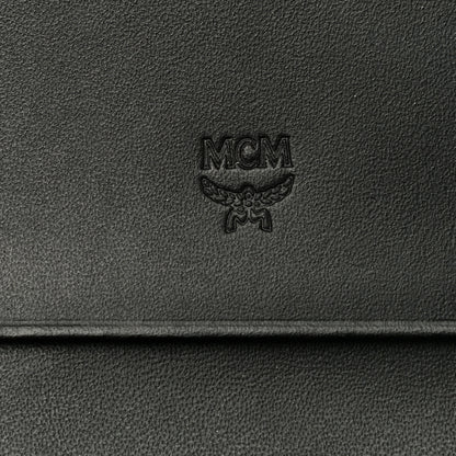 MCM Calfskin Milla Tri-Fold Wallet Black 6 of 15