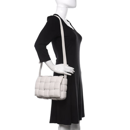 Bottega Veneta Nappa Maxi Intreccio Padded Cassette Crossbody Bag Chalk 2 of 9