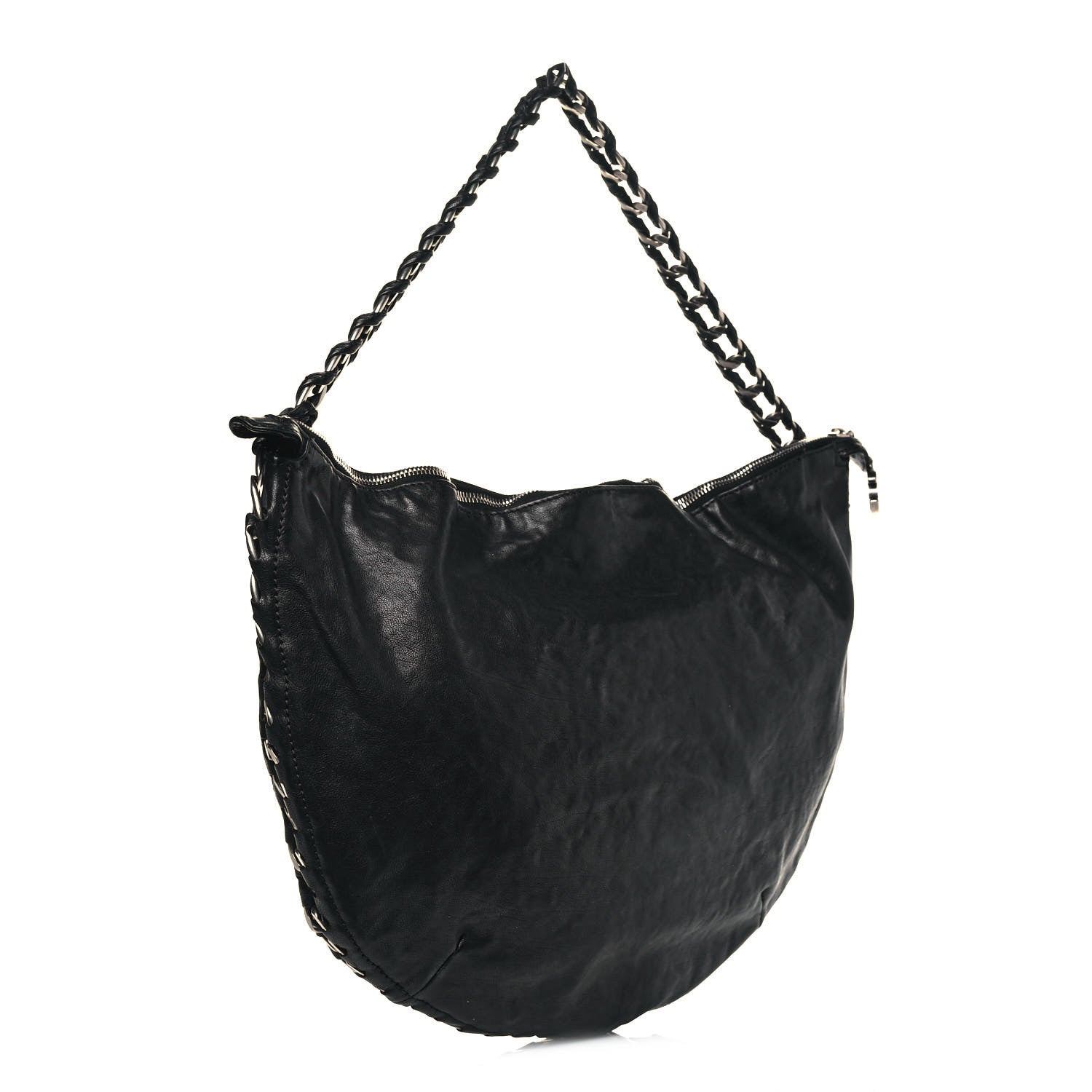 Chanel Calfskin Modern Chain Hobo Black 3 of 20
