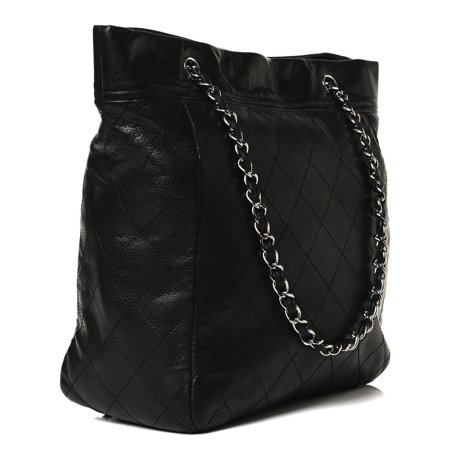 Chanel Soft Caviar Large Timeless CC Shopping Tote Black 3 of 19