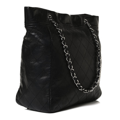 Chanel Soft Caviar Large Timeless CC Shopping Tote Black 3 of 19
