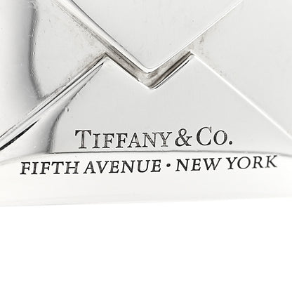 Tiffany Sterling Silver Sweet Nothings Envelope Necklace 7 of 9