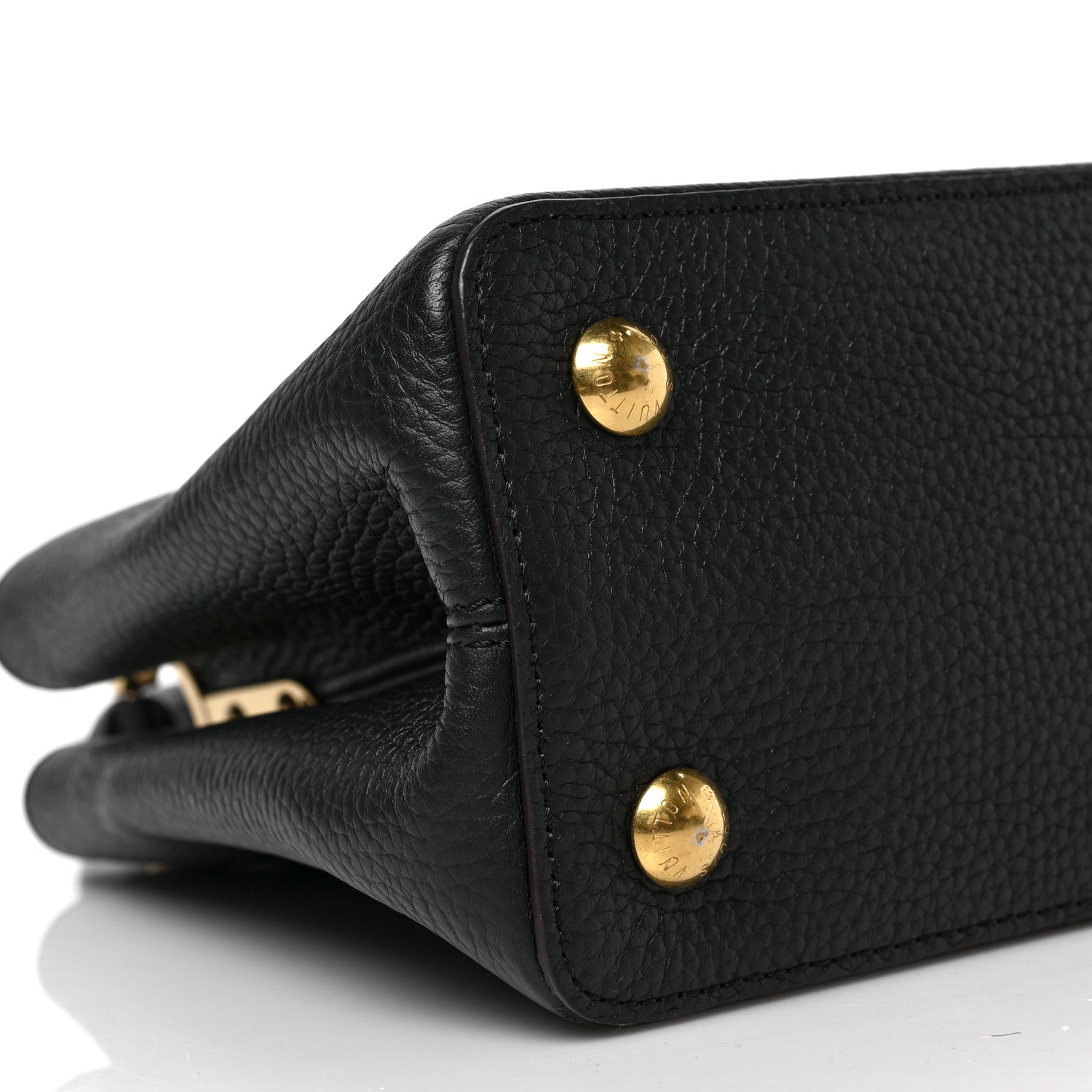 Louis Vuitton Taurillon Capucines PM Black 7 of 8