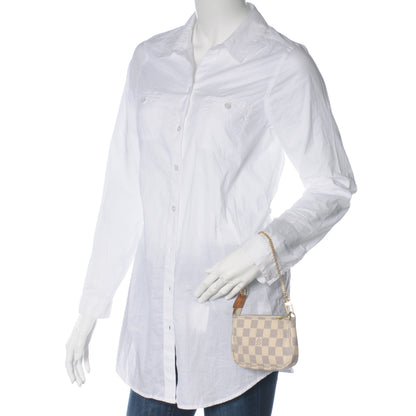 Louis Vuitton Damier Azur Mini Pochette Accessories 2 of 6
