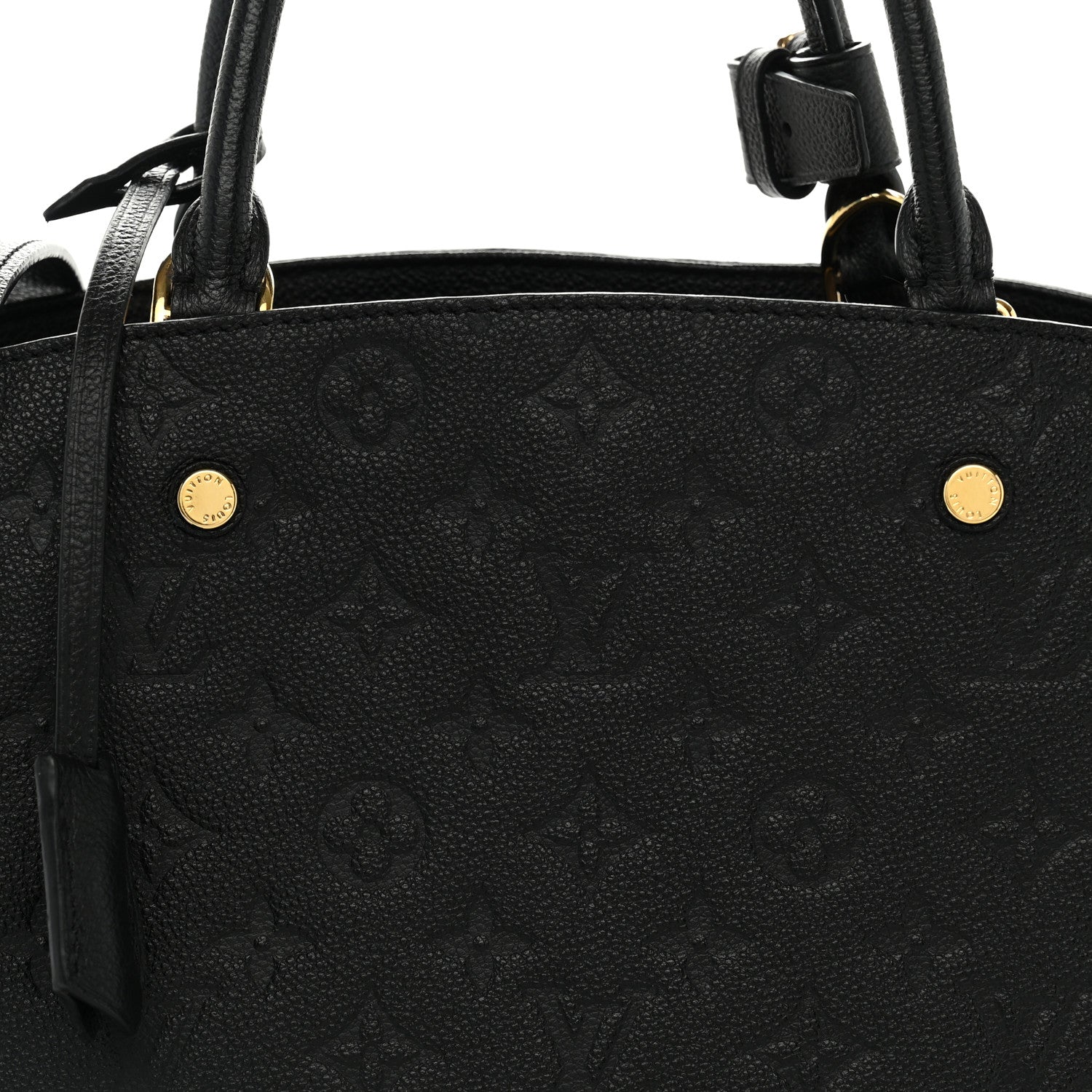 Louis Vuitton Empreinte Montaigne MM Black 7 of 9