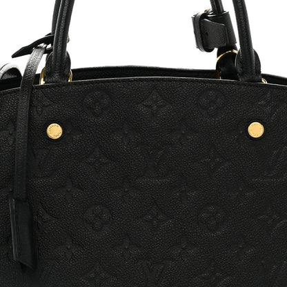 Louis Vuitton Empreinte Montaigne MM Black 7 of 9
