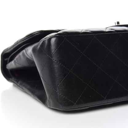 Chanel Lambskin Quilted Jumbo Double Flap Black 6 of 11