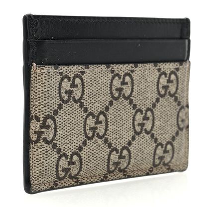 Gucci GG Supreme Monogram Kingsnake Card Holder Beige Black 3 of 7