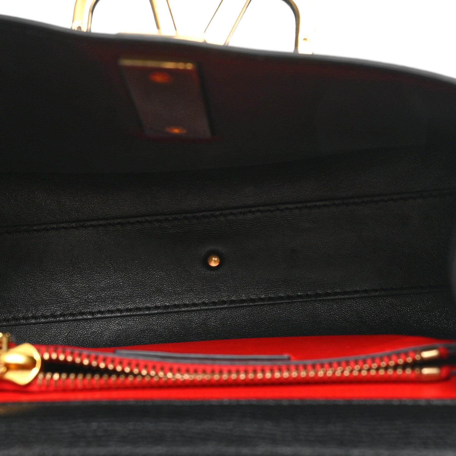 Valentino Garavani Grainy Calfskin Small VSling Top Handle Bag Black 5 of 9