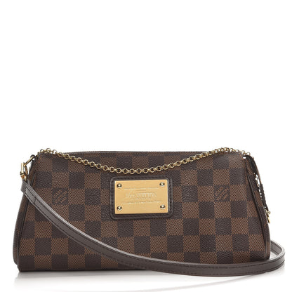 Louis Vuitton Damier Ebene Eva Clutch 1 of 8