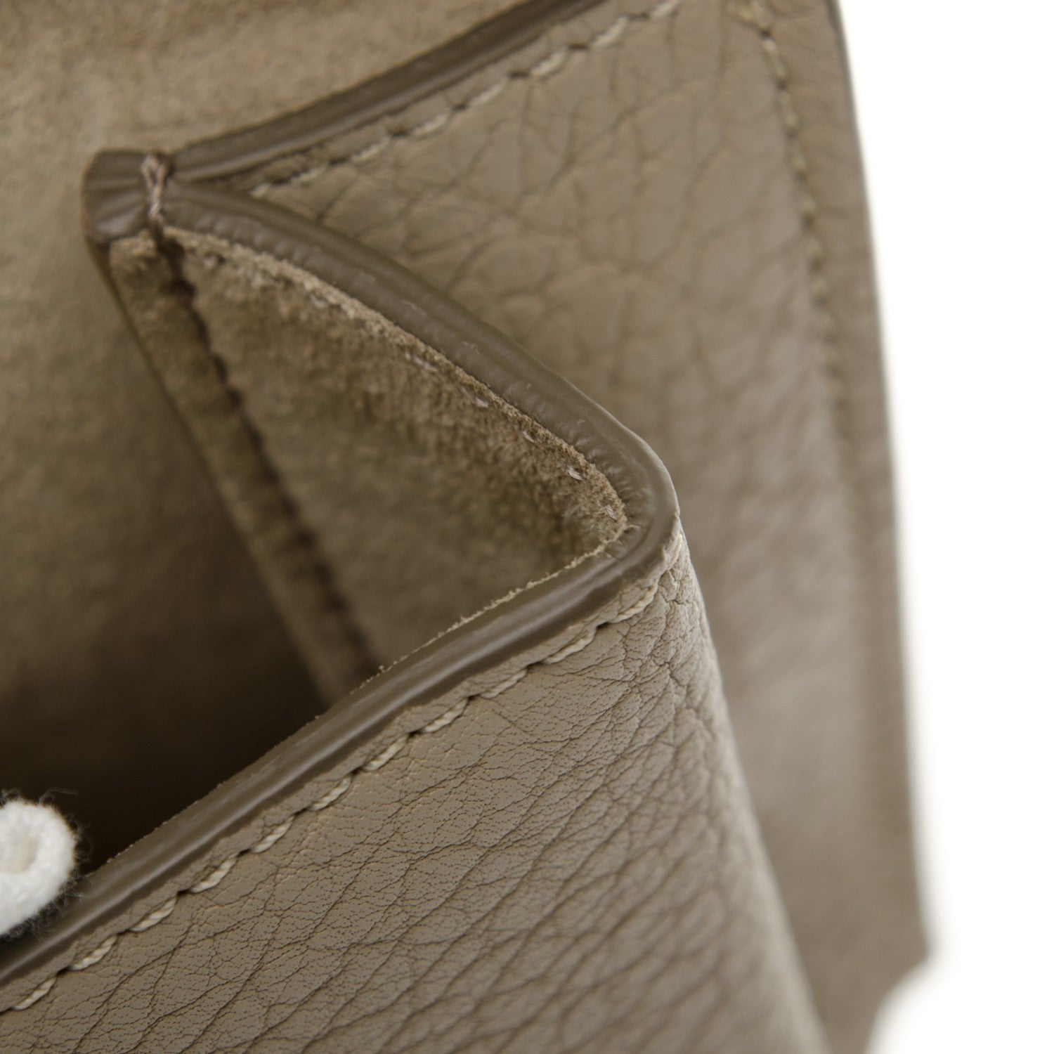 Celine Crisped Calfskin Companion Pouch Light Taupe 7 of 7